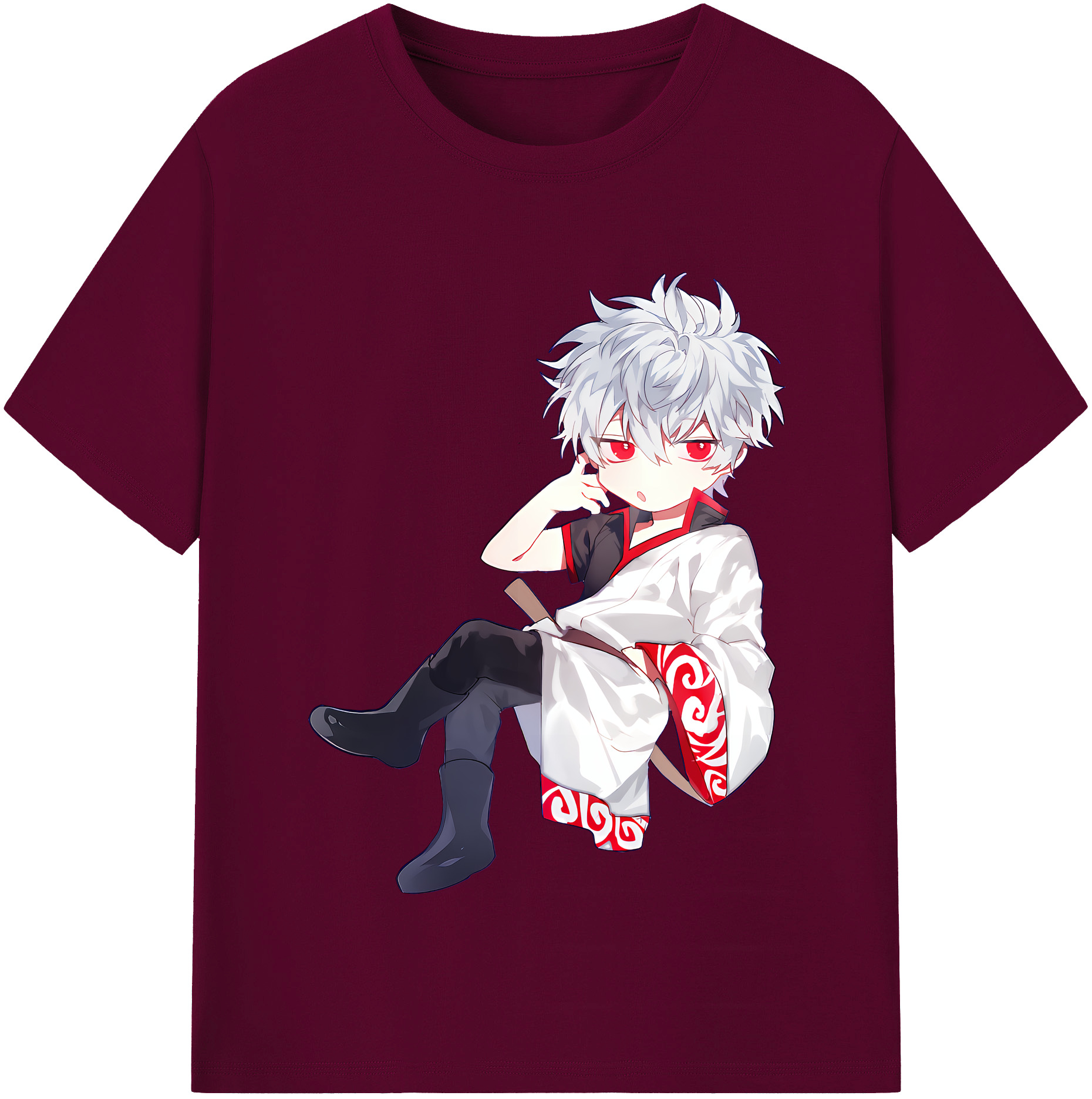 （画像用） ぎんたま 坂田銀時（さかたぎんとき） 神楽 志村新八（しむら しんぱち） GINTAMA Sakata Gintoki Kagura Shimura Shinpachi レディースカジュアルプリントTシャツ（綿100％）